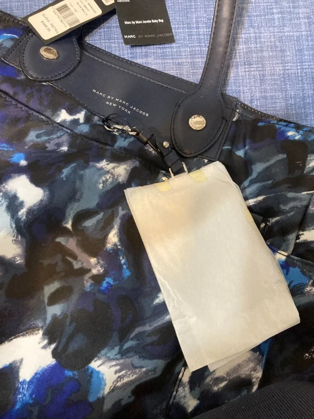 Marc by Marc Jacobs Blue Multi Diaper Bag / Tote